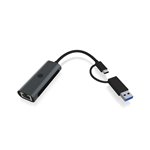 Raidsonic ICY BOX IB-LAN301-C3 USB Type-C / Type-A zu LAN