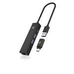 Raidsonic ICY BOX IB-HUB1439 LAN/USB Hub