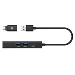 Raidsonic ICY BOX IB-HUB1439 LAN/USB Hub