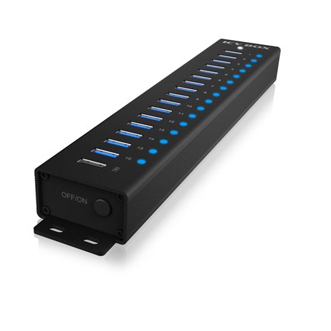 RaidSonic IB-HUB1717-U3 16+1 port USB Hub