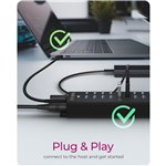 RaidSonic IB-HUB1717-U3 16+1 port USB Hub