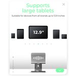 Raidsonic IB-TH200-R supporto laptop / tablet