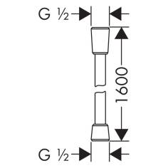 Hansgrohe Isiflex flessibile doccia 160cm cromo 2