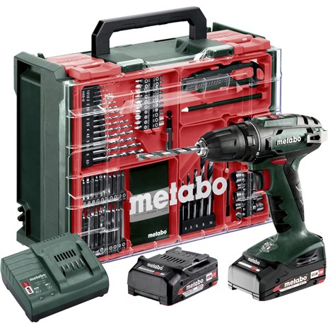 Metabo BS 18 kit trapano avvitatore a batteria
