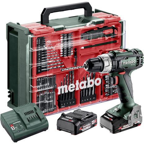 Metabo SB 18 L Set trapano avvitatore percuss. a batteria