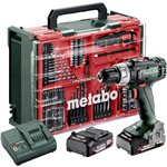 Metabo SB 18 L Set trapano avvitatore percuss. a batteria