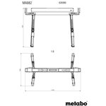 Metabo                  MAB 82 set cavalletto da lavoro