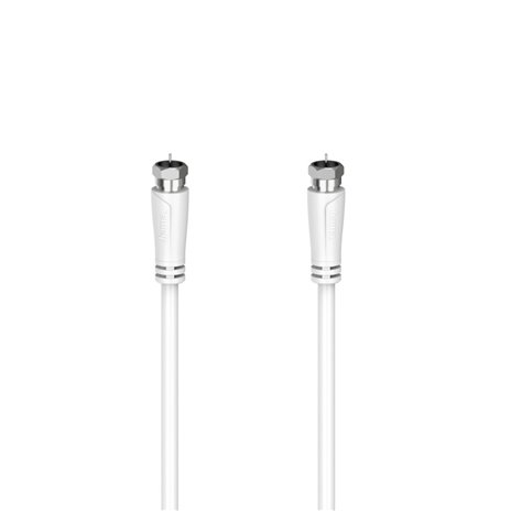 Hama SAT-Anschlusskabel 1,5m F-Stecker/F-St. weiß 90dB 20506