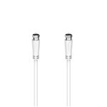 Hama SAT-Anschlusskabel 1,5m F-Stecker/F-St. weiß 90dB 20506