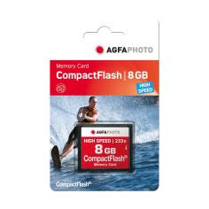 AgfaPhoto Compact Flash      8GB High Speed 233x MLC 2