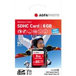 AgfaPhoto SDHC scheda 8GB High Speed Class 10 UHS I