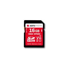 AgfaPhoto SDHC scheda 16GB High Speed Class 10 UHS I 2