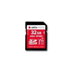 AgfaPhoto SDHC scheda 32GB High Speed Class 10 UHS I 2