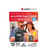 AgfaPhoto MicroSDXC UHS-I  128GB High Speed Class 10 U1 V10