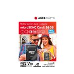 AgfaPhoto MicroSDHC UHS-I   16GB High Speed Class 10 U1 + ad