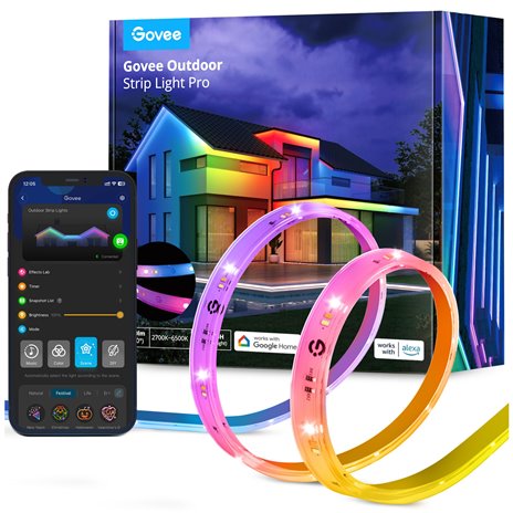 Govee - LED Phantasy Outdoor Strip Light 10 Meter
