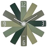 TFA Clock in the box verde orologio da parete