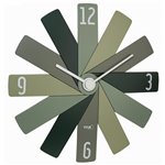 TFA Clock in the box verde orologio da parete