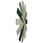 TFA Clock in the box verde orologio da parete