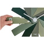 TFA Clock in the box verde orologio da parete
