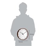 TFA 98.1097   orologio da parete radiocontroll. cornice in l