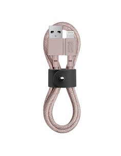 Native Union Belt Cable USB-A a Lightning 1,2m rosa