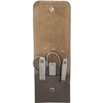 Zwilling TWINOX set manicure, taupe, 4 pz.