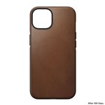 Nomad Modern Leather Case iPhone 14 English Tan