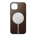 Nomad Modern Leather Case iPhone 14 Rustic Brown