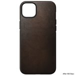 Nomad Modern custodia pelle iPhone 14 Plus Rustic Brown