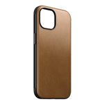 Nomad Modern custodia pelle iPhone 15 English Tan