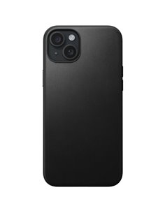 Nomad Modern custodia pelle iPhone 15 Plus nero