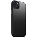 Nomad Modern custodia pelle iPhone 15 Plus nero