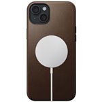 Nomad Modern custodia pelle iPhone 15 Plus Brown