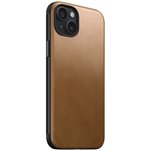 Nomad Modern custodia pelle iPhone 15 Plus English Tan