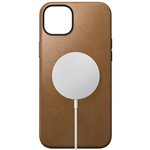 Nomad Modern custodia pelle iPhone 15 Plus English Tan