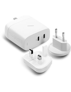 Native Union 67W Dual USB-C Fast GaN PD Wall Charger White
