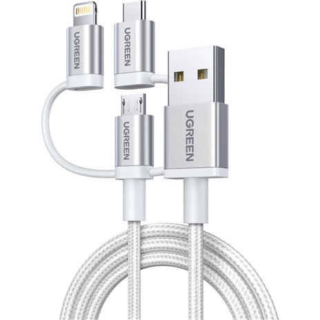 UGREEN 3-in-1 USB2.0-A cavo multifunction