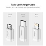 UGREEN 3-in-1 USB2.0-A cavo multifunction