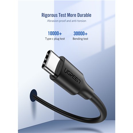 UGREEN USB-C a USB-C 2.0 3A cavo 3m nero