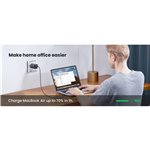 UGREEN USB-C a USB2.0-C angol. cavo circolare 1m grigio nero