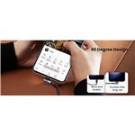 UGREEN USB-C a USB2.0-C angol. cavo circolare 1m grigio nero