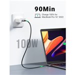 UGREEN USB-C a USB-C custodia all. con intreccio 3m