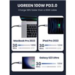 UGREEN USB-C a USB-C custodia all. con intreccio 3m
