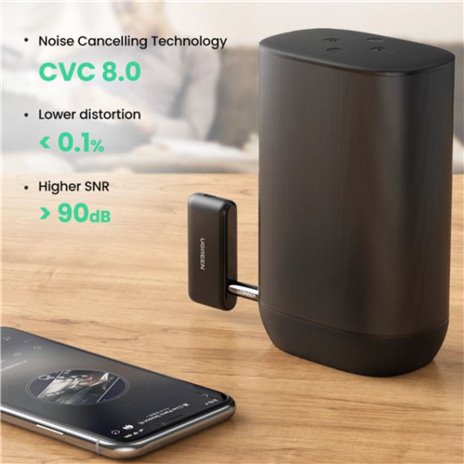 UGREEN Bluetooth 5.0 Receiver Audio adatt.