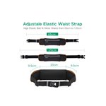UGREEN Outdoor Running Waist Belt Pack Black
