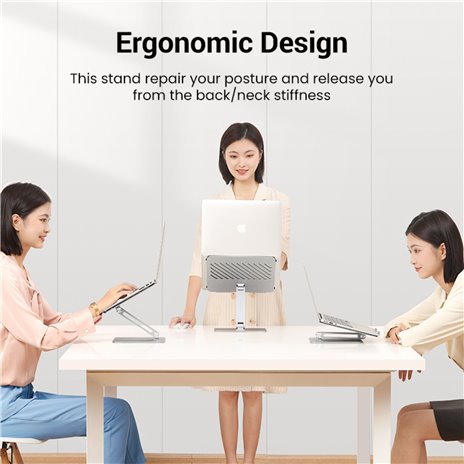 UGREEN supporto regolabile Laptop argento