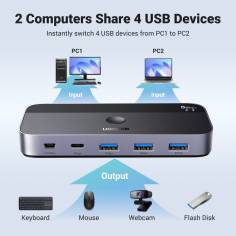 UGREEN USB 3.0 Sharing Switch 2 In 4 Out 2