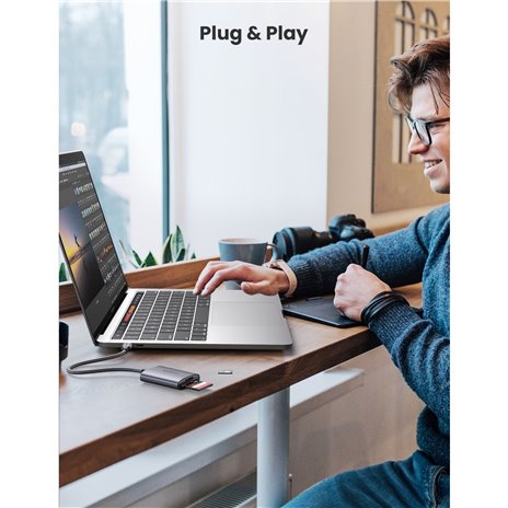 UGREEN USB-C a SD/TF lettore schede memoria cust.all.