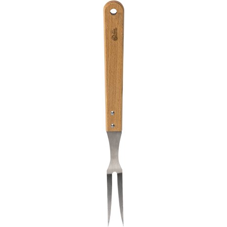 Jean Dubost Laguiole forchetta barbecue manico legno